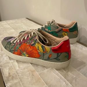 Gucci Floral Sneakers